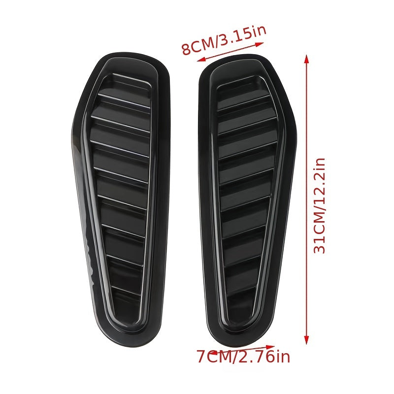 Car Hood Scoop Air Flow Cover Universal Decorative Exterior Styling