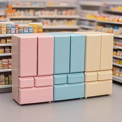 Double Door Fridge Toy for Mini Scenes