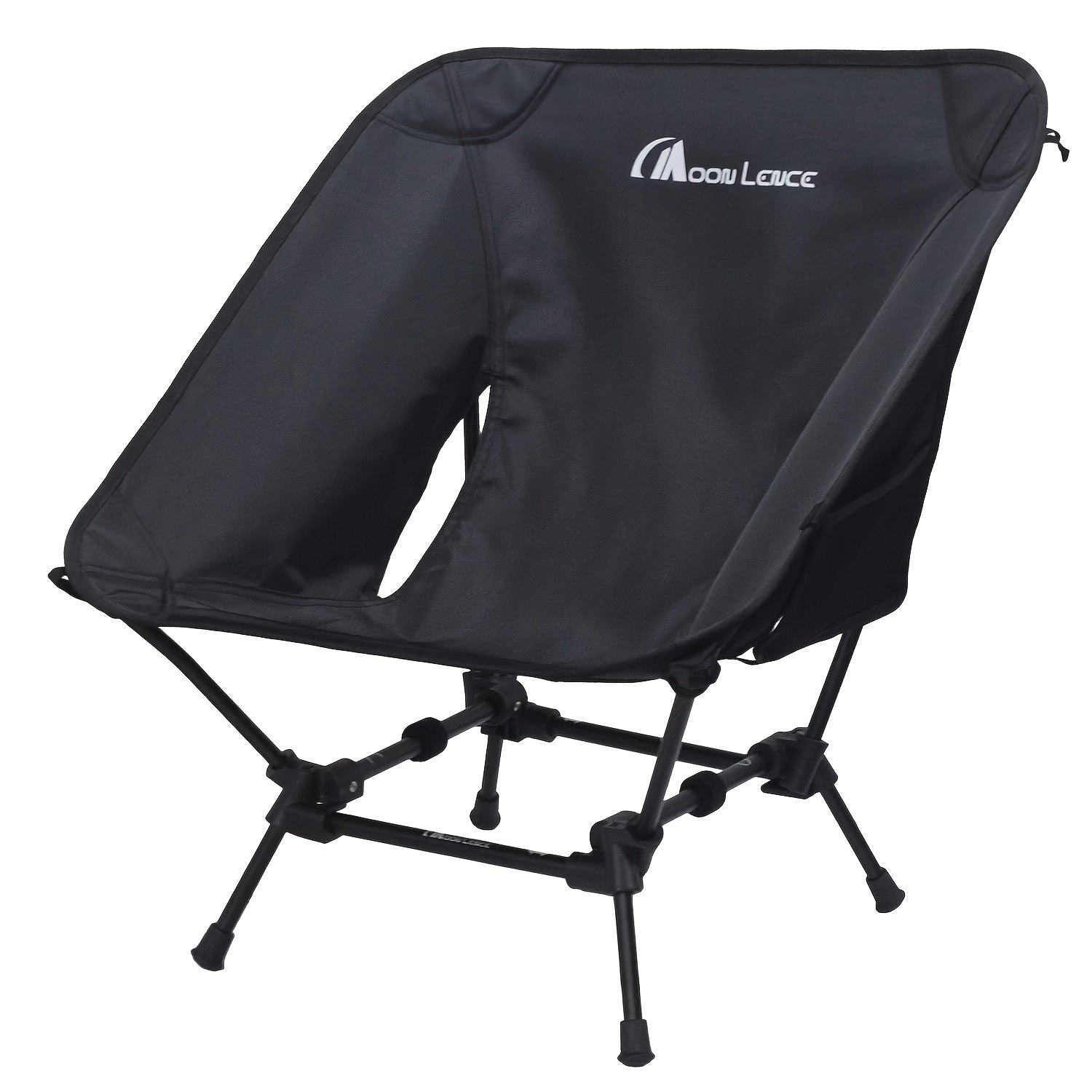 Portable Folding Chair with Side Pockets for Outdoor Hiking