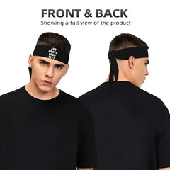 Customizable Sports Headband Stretchy Moisture Wicking Non Slip