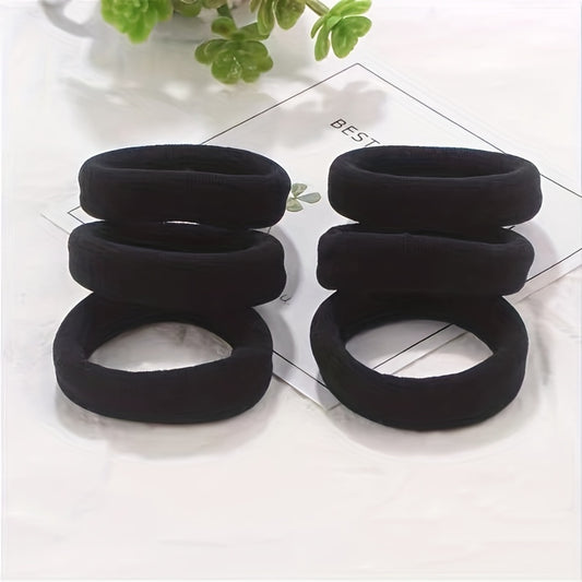 50pcs Solid Rubber Band Hair Rope Ponytail Hair Tie Hair Accessories