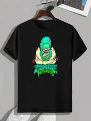 Monster Print Men's Graphic T shirt Casual Comfy Tees For Summer