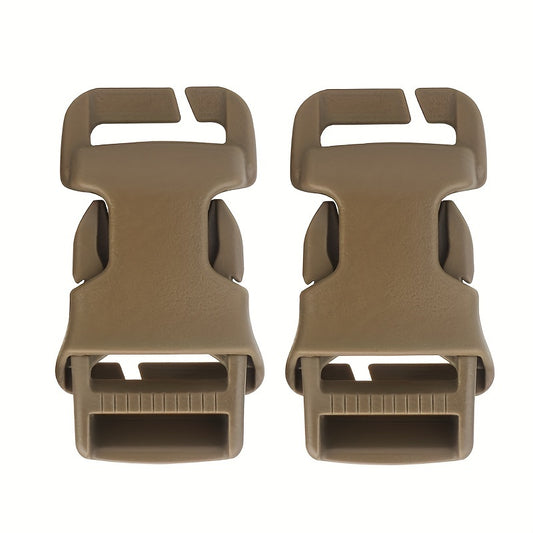 2pcs Detachable Buckles Molle Webbing Buckle Clip Backpack Accessories