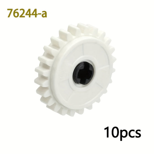 10pcs Building Block Gear Accessories for DIY MOC Round Clutch 24 Tooth Gear
