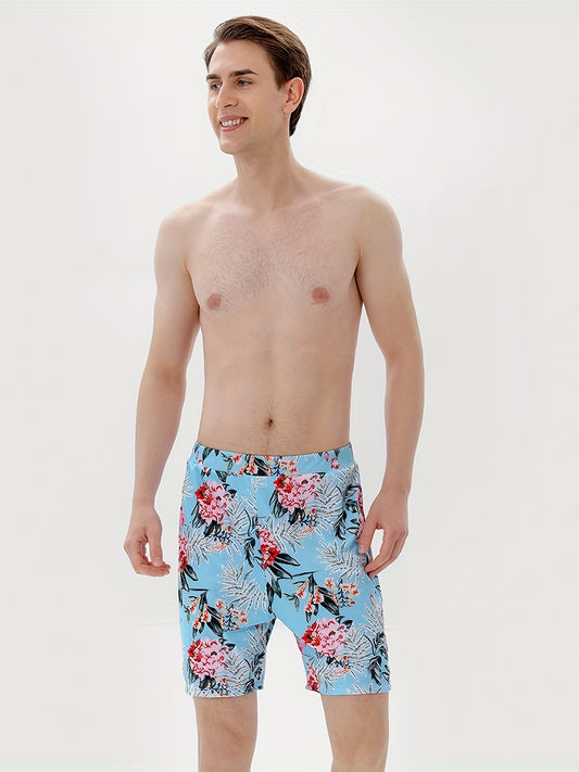 Men's Quick Dry Swim Trunks High Stretch Comfortable Breathable Pants Swimwear