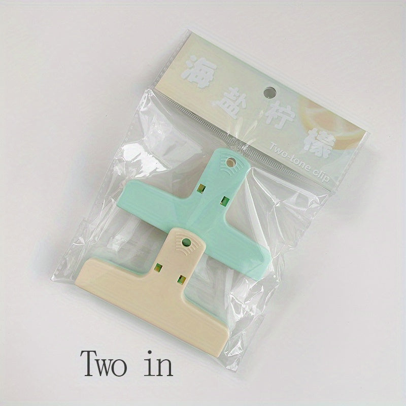 2pcs Small Fresh Clips for Students, 18.7 x 2in & 5.1in, Bill Organization