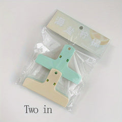 2pcs Small Fresh Clips for Students, 18.7 x 2in & 5.1in, Bill Organization