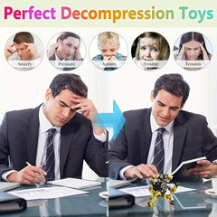 Transformable Fidget Spinners High Speed Bearings DIY Robot Toys