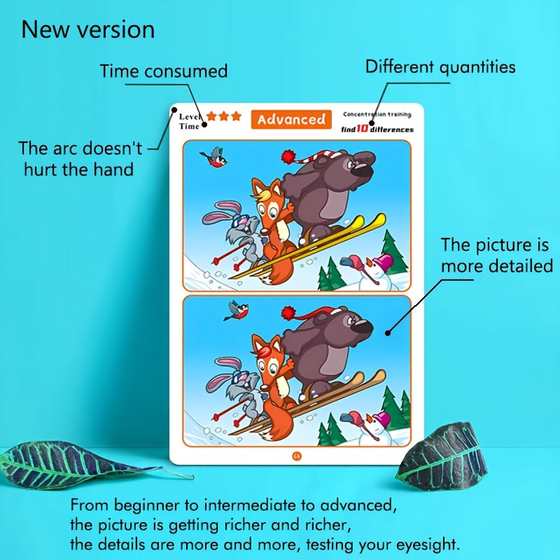 Interactive Spot the Difference Painting Game - Educational Attention Training