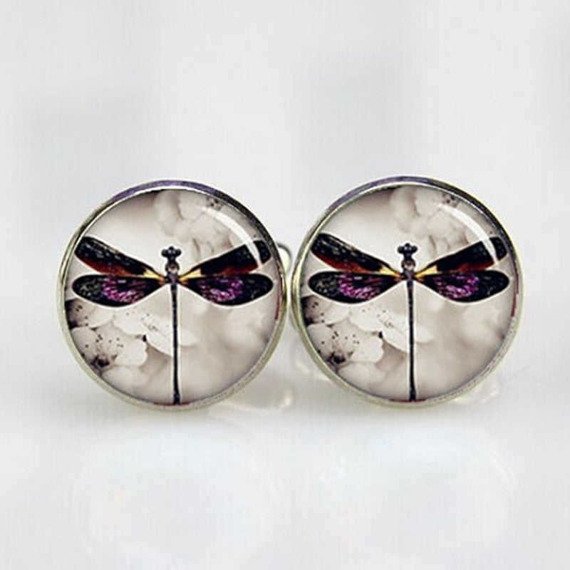 Vintage Dragonfly Cufflinks Groom Cufflinks