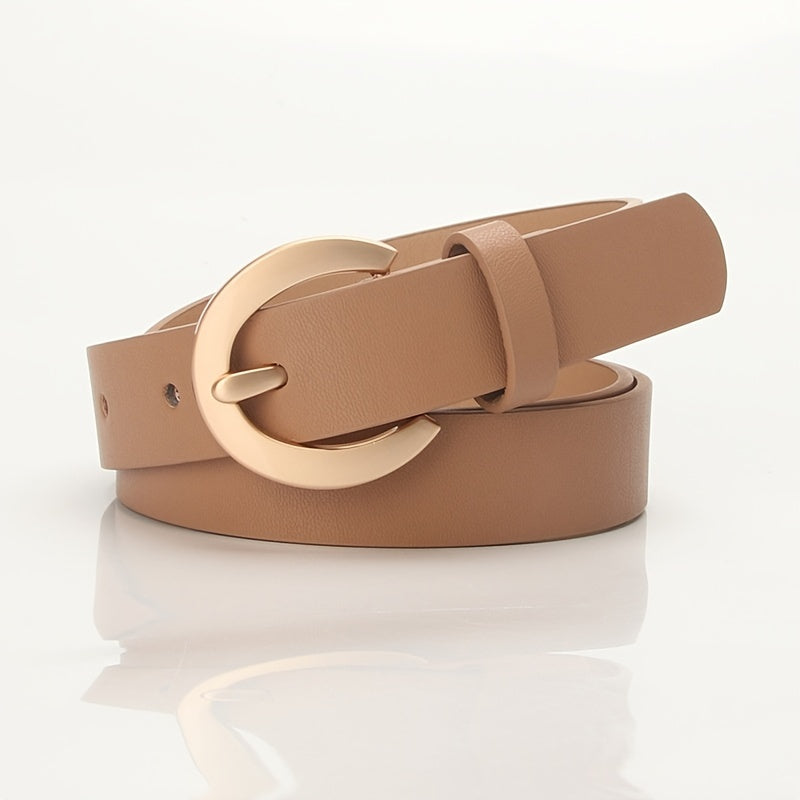 Women's PU Leather Waist Belt for Jeans Pants Dress