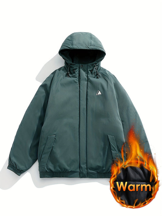 Windproof Thick Sports Jacket Hiking Hooded Jacket For Women