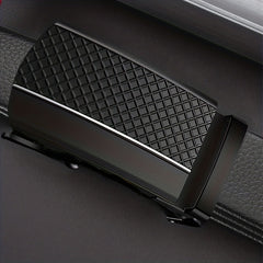 Men's Pu Leather Belt Automatic Buckle Business Casual All match Belt
