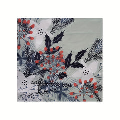 20pcs Green Floral Pattern Party Napkins - Party Decoration Supplies