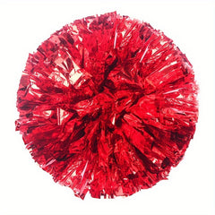 2pcs Cheering Poms With Ring Handheld Props Celebration