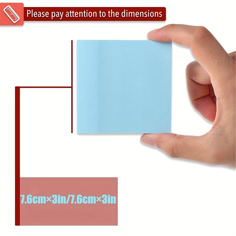 Pastel Sticky Notes 3x3 in 400 Sheets Self Adhesive Scratch Pads