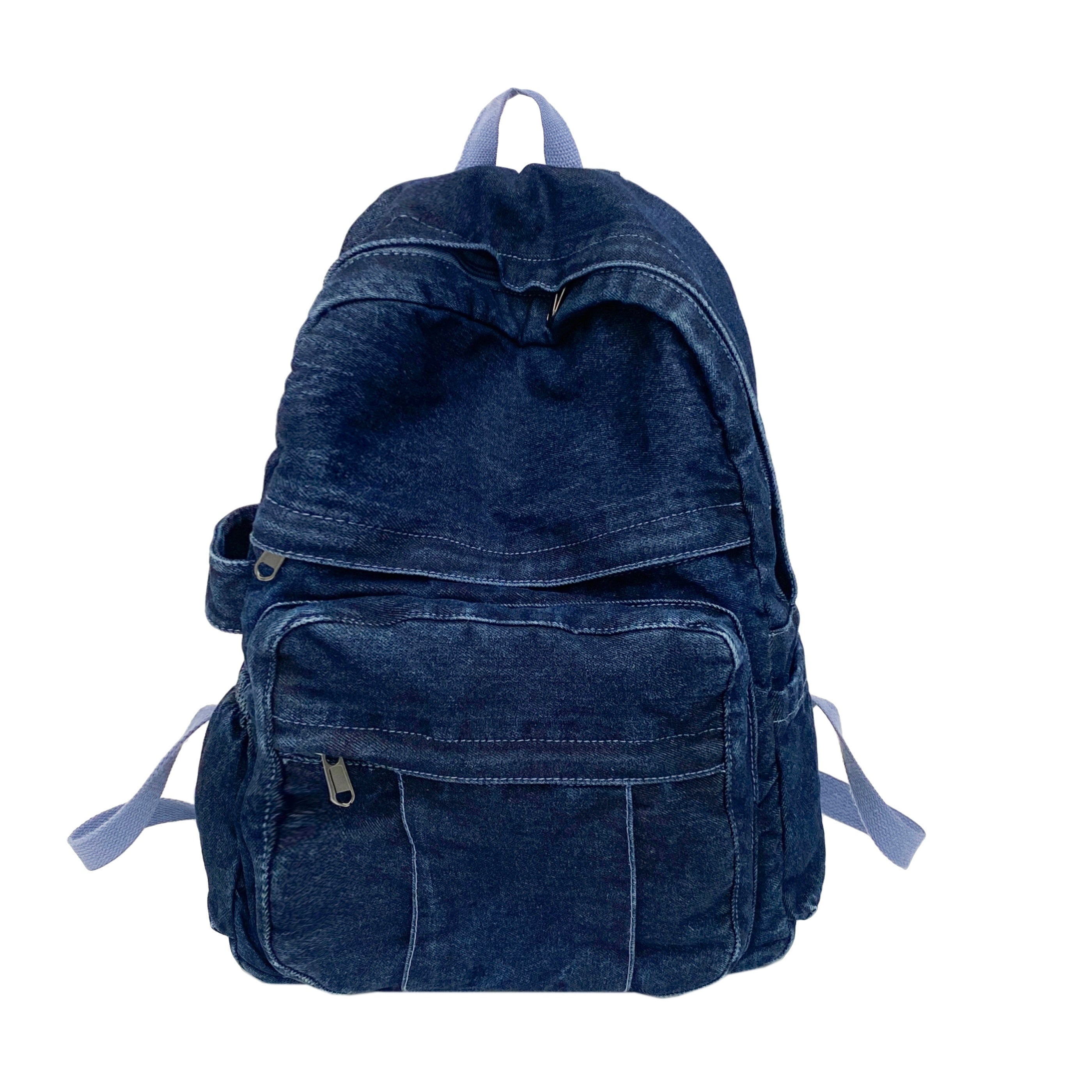 Vintage Style Denim Backpack for Women