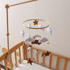 Baby Bed Bell Crib Hanging Toy Felt Stroller Decoration