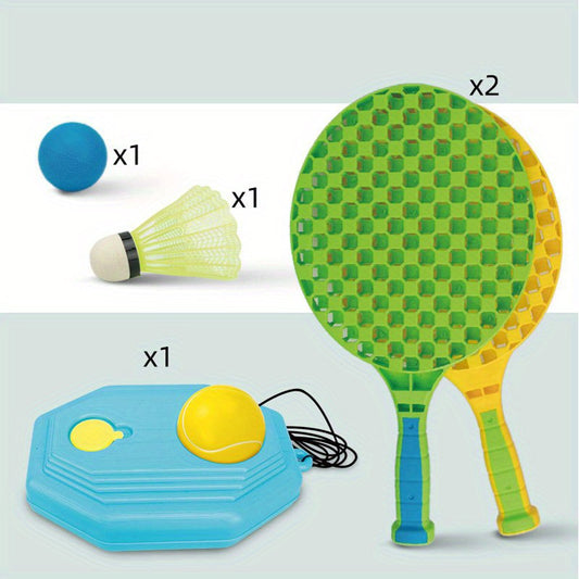 Tennis Trainer Rebound Balls with Elastic Rope Base