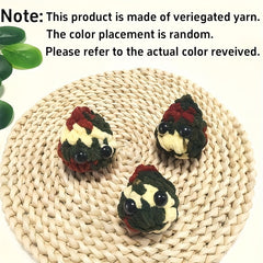 Handcrafted Plush Flower Ball - Ideal Home Decor & Gift - Ivory/Red/Green