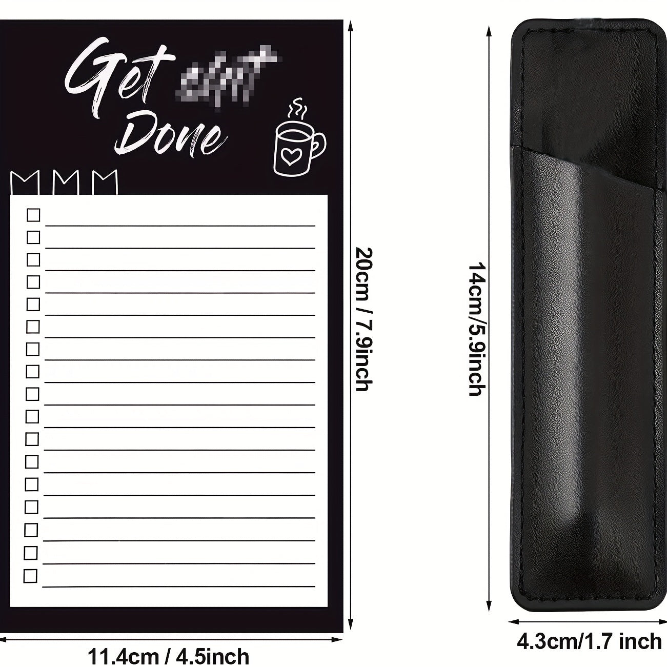 11 43 20 07cm Magnetic Memo Pad Style Refrigerator Sticker Notepad