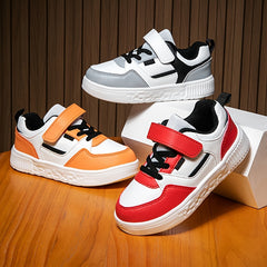 Boys Low Top Skateboard Shoes Comfortable Non-slip Sneakers