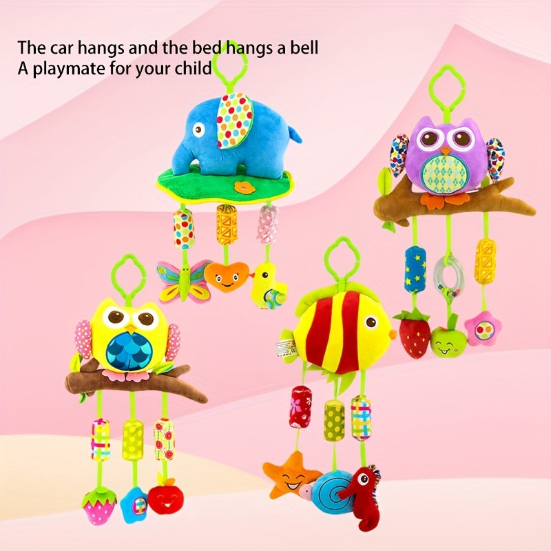 Baby Stroller Pendant Rattle Bed Bell Soothing Doll