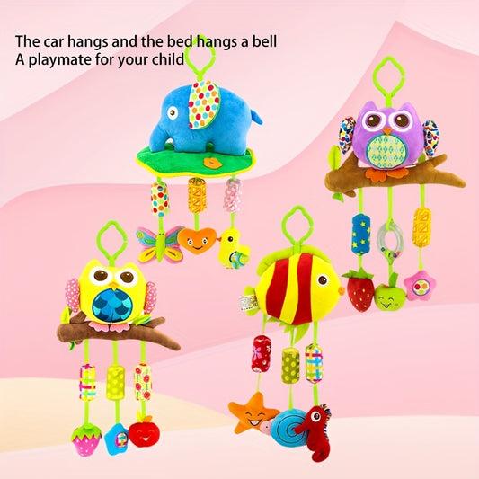 Baby Stroller Pendant Rattle Bed Bell Soothing Doll