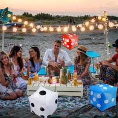 Giant Inflatable Dice 12in for Indoor Outdoor Games and Parties