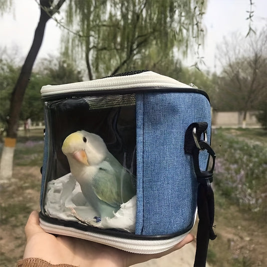 Portable Bird Carrier Bag for Travel Training Outings Lightweight Backpack