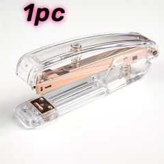 Transparent Desktop Manual Stapler for School Office Home