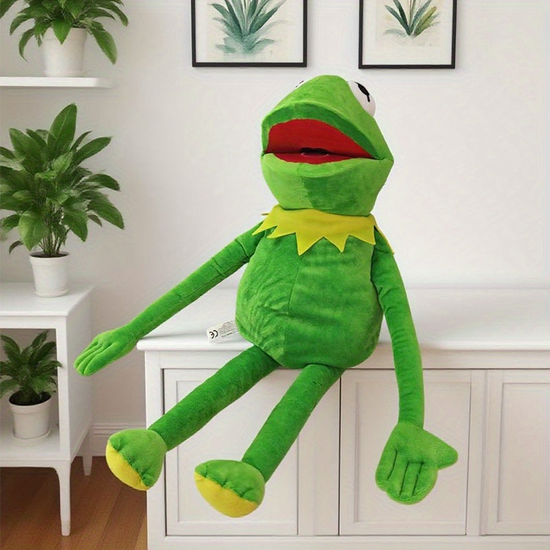 Green Frog Animation Plush Hand Puppet