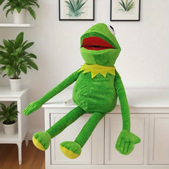 Green Frog Animation Plush Hand Puppet
