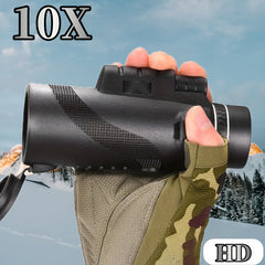 10X High Power Monocular Telescope for Smartphones HD Optics
