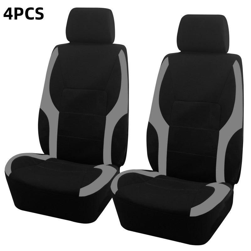 4pcs Mesh Cloth Car Front Seat Cover Set Four Seasons Universal