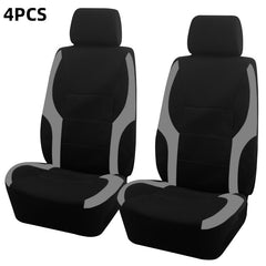 4pcs Mesh Cloth Car Front Seat Cover Set Four Seasons Universal