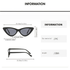 Cat Eye Polarized Sunglasses Women Vintage Stylish Tones Classic