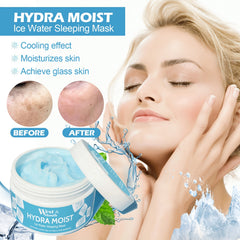 HYDRA MOIST Ice Water Sleeping Mask - Hyaluronic Acid Cream