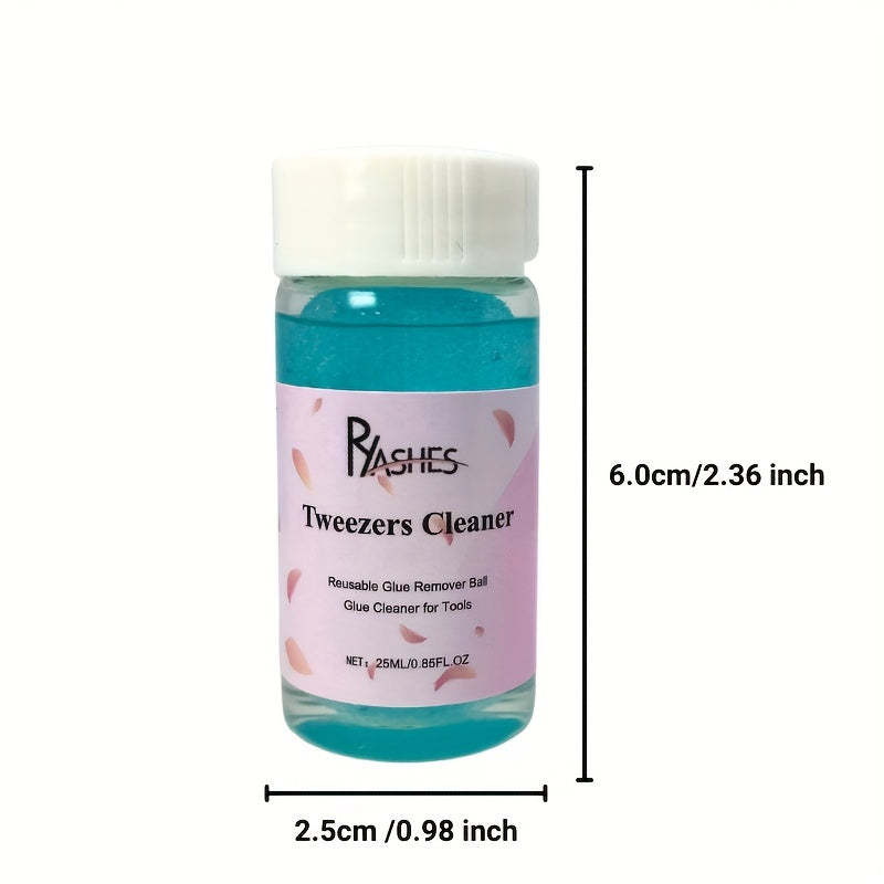 Glue Cleaner Tweezers Cleaning For Tools Eyelash Extension Glue