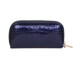 Female Stone Pattern Wallet Long Purse Leather Clutch Bag