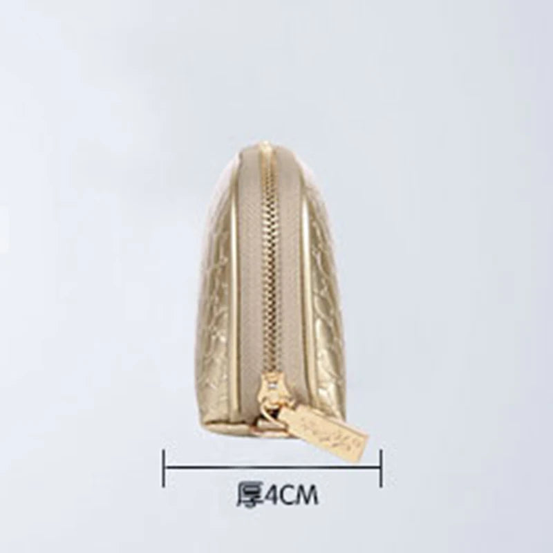 Female Stone Pattern Wallet Long Purse Leather Clutch Bag