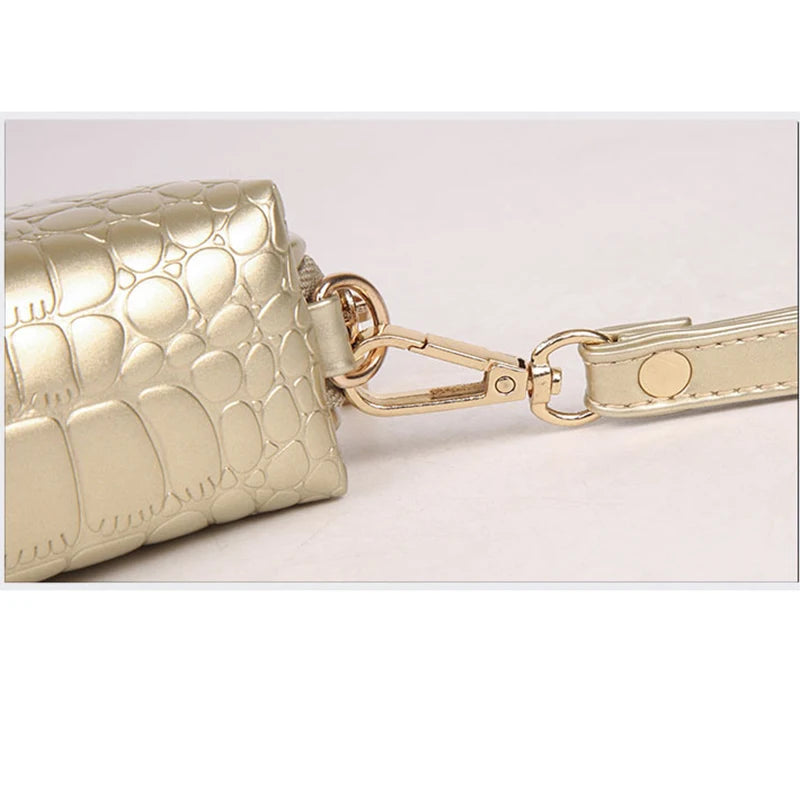 Female Stone Pattern Wallet Long Purse Leather Clutch Bag