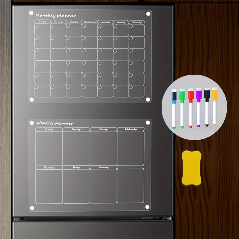 Acrylic Magnetic Refrigerator Calendars