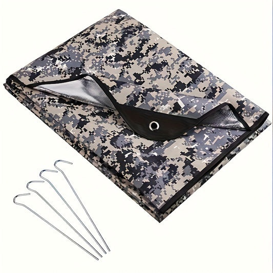 82x69in Heavy Duty Camping Heat Insulation Space Blanket Reusable