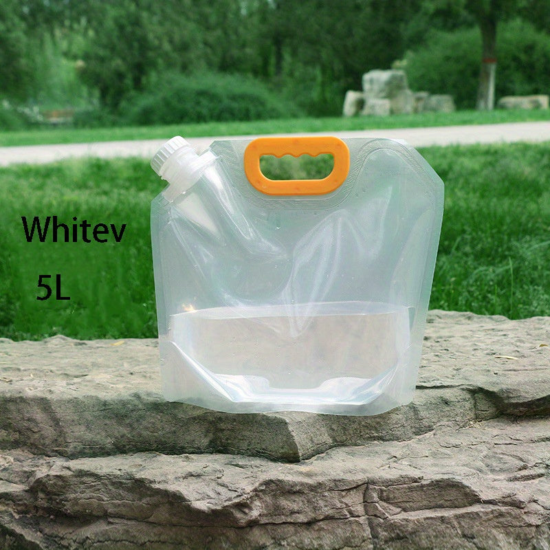 Portable Collapsible Water Bag 5L 10L Capacity Lightweight Durable