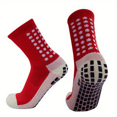 Anti-skid Silicone Breathable Mid-calf Socks for Men and Women