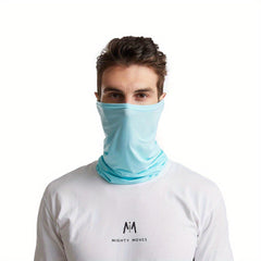 Elastic Breathable Neck Gaiter Tube Men Scarf Half Face Cover Bandana Headwear