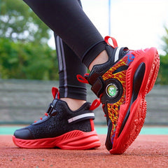 Boy's High Top Basketball Shoes Non Slip Sneakers