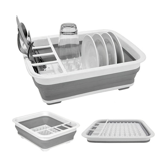 Large Foldable Dish Drying Rack for Kitchen Counter