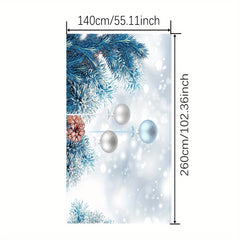 Polyester Merry Christmas Table Cloth Solid Table Cover